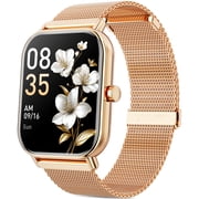 Mingdaln Smart Watch fits for Android and Iphone, IP68 Waterproof, Suitable for Women Men 100+Sports Modes 1.85 inch Fitness Tracker, with Answer/Make Calls/Message Reminder, (Two watch straps)