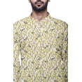 thumbnail image 3 of Atasi Printed Chinese Collar Casual Kurta Ethnic Shirt Mens Short Kurta Tunic, 3 of 5