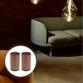 thumbnail image 3 of ROSENICE Desk Feet 2Pcs Table Feet Riser Carbon Steel Brown Round for Furniture Accessory, 3 of 8