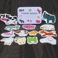 thumbnail image 2 of jifeng Preschool Educational Puzzle Cognitive Card Matching Game Farm Animals, 2 of 9