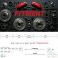 thumbnail image 3 of Funire Rear Brake Pads And Rotors Kit Vented Compatible with Nissan LEAF 2011-2022 Geomet Drilled Slotted Brakes Rotors Ceramic Brake Pads 11.5in(291.8mm), 3 of 11