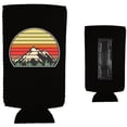 thumbnail image 2 of Retro Mountains Magnetic Slim Can Coolie (Black), 2 of 4