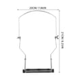 thumbnail image 2 of PAMINGONO Support d'Harmonica en Métal Réglable pour le Cou avec Design Pratique pour Utilisation d'Harmonica à 10 Trous, 2 of 8