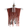 thumbnail image 1 of Yuarrent Decoración colgante aterradora para Halloween, decoraciones de miedo, decoraciones para patio, fiesta de Halloween Kits de decoración para fiestas sombrero naranja, 1 of 6