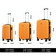 thumbnail image 3 of Juego 3 Maletas De Viaje Rigidas Ruedas 360 Bolsas De Viaje naranja 1, 3 of 9