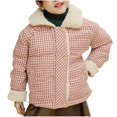 thumbnail image 1 of Cowsor Toddlers and Baby Girls' Midweight Field Jacket with Ruffle, 1 of 7