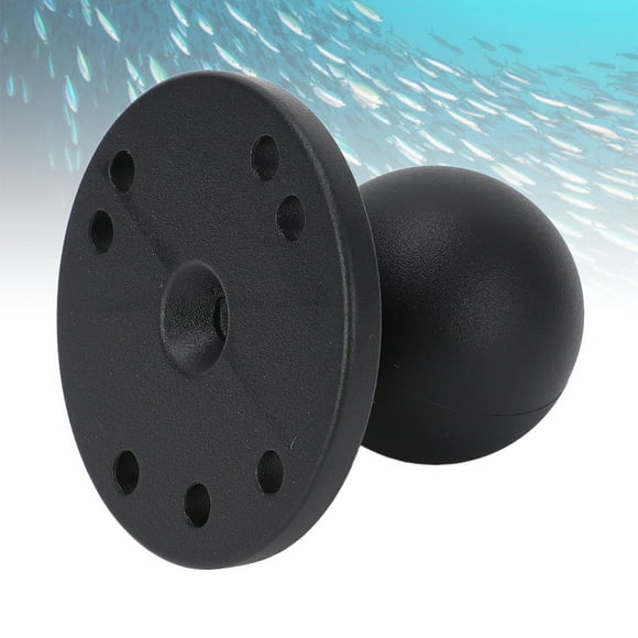 1.5 Inch Ball Mount, Wide Application Easy Install AMPS Hole Round Plate Anti Slip for RAM Mounts C Size Double Socket Arm