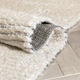 thumbnail image 7 of Well Woven Maya Adriel Solid Border Pattern Ivory 2'7" x 9'10" Runner Textured Pile Area Rug, 7 of 7