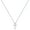 T, variant on Jewelry Initial Pendant Necklace for Men Womens, 925 Sterling Silver Letter Capital Necklace Alphabets from A-Z Figaro Chain Necklace