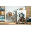 thumbnail image 2 of Ahgly Company Machine Washable Indoor Round Transitional Night Red Area Rugs, 6' Round, 2 of 7