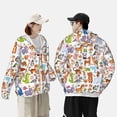 thumbnail image 4 of Kdxio Animal Cartoon Style Print Women Men Sun Protection UPF 50+ Jackets Zip Up Long Sleeve Hoodie Hiking Lightweight with Pockets, 4 of 7