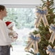 thumbnail image 5 of onlyliua Ofertas Semanales Lazo de Lino Navideño, Lazo de Seda con Forma de Pez, Decoración para Regalo de Navidad, Accesorios para Corona de Árbol de Navidad, Lazo de Regalo, 5 of 6