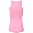 thumbnail image 3 of J. METHOD Women's Tank Top Sleeveless Racerback Basic Stretch Comfy Slim Fitted Ribbed Knit Tops Workout Yoga T Shirt NEWT386 Bright Pink M, 3 of 6