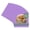 Pansy Purple, variant on Grape Purple Picture Frame Mat for 13x13 Frames - Circle Opening for 10x10 Photos - 10 Mats