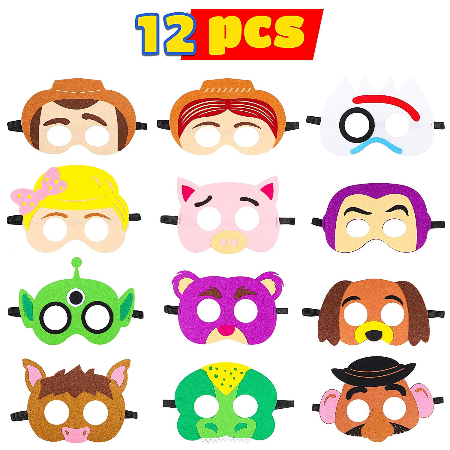 GLiving Toy Story Party Supplies Masks for Kids Birthday Party Favors