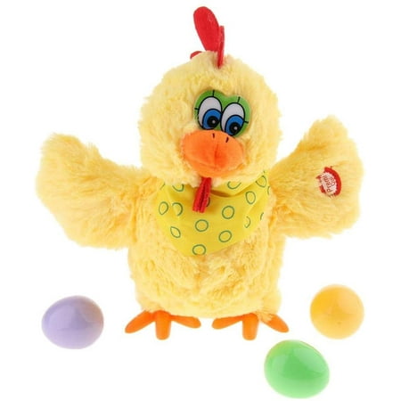 Walking Egg Laying Chicken with Sound and Music Dancing Singing Laying