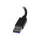 StarTech.com USB VGA (VGA) Adaptateur 3.0 vers - Slim Design - 1920x1200 - Adaptateur - Conforme à la Norme TAA - Type USB A Mâle vers Femelle HD-15 - 7,5 Po - Noir - pour P/N: MXT101MM – image 3 sur 5