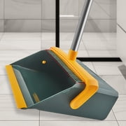 TEHAUX Brush and Sweeper Broom with Dustpan Set, Cleaning Tool 83x25x22CM for Home and Office