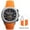 V1-Orange, variant on Droppshiping Products 2025 Men Watch Specht&Sohne Japan Chronograph Quartz Wristwatch Rose Gold Relogio Masculino 50M Waterproof