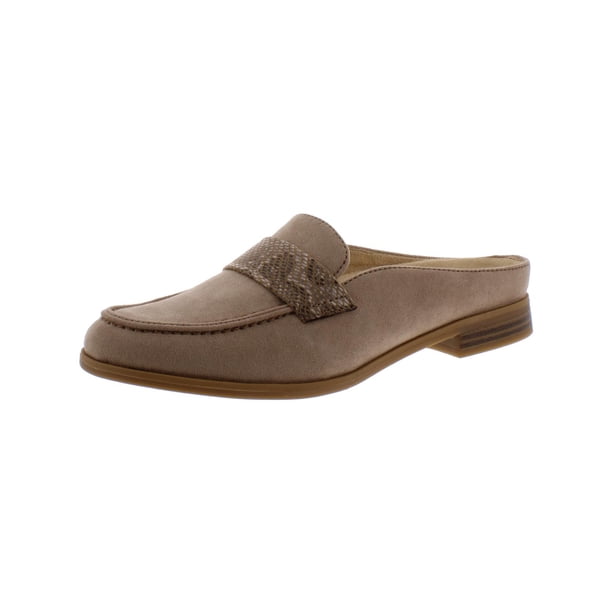 suede loafer slides