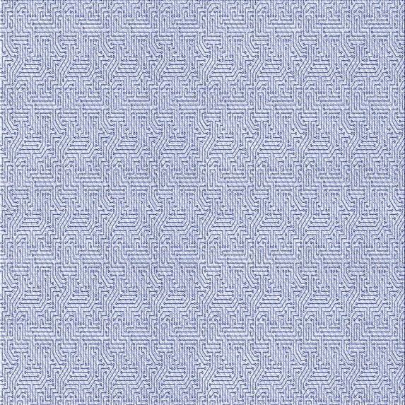 Ahgly Company Indoor Square Patterned Lavender Blue Area Rugs, 5' Square