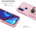 thumbnail image 2 of Tiflook for Moto G Pure Phone Case, Moto G Power 2022 Case with Kickstand | Military Grade Drop Proof Protection Phone Cover | Durable Rugged Protective Shockproof TPU Matte Textured Bumper,Pink, 2 of 6