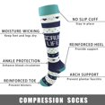 thumbnail image 3 of 3 Pairs Copper Compression Socks for Women & Men Circulation 15-20 mmhg - Better Blood Flow, Swelling, Best Support for Medical, Running, Nursing, 3 of 6