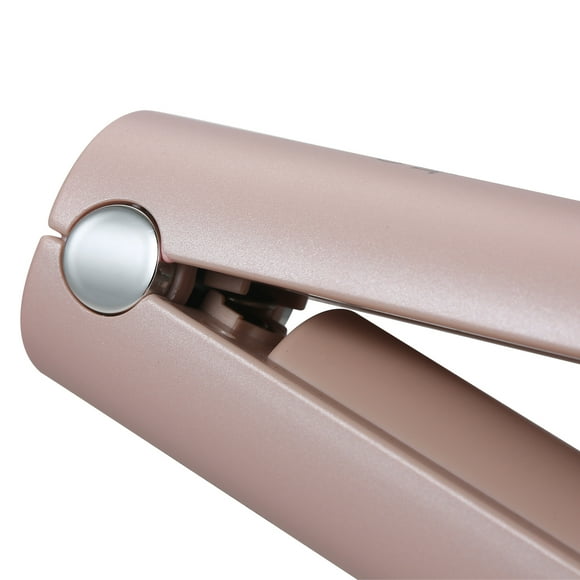 2 in 1 Cordless Hair Straightener and Curler USB Rechargeable 3 Levels Adjustable Temps Mini Portable Hair Flat Iron