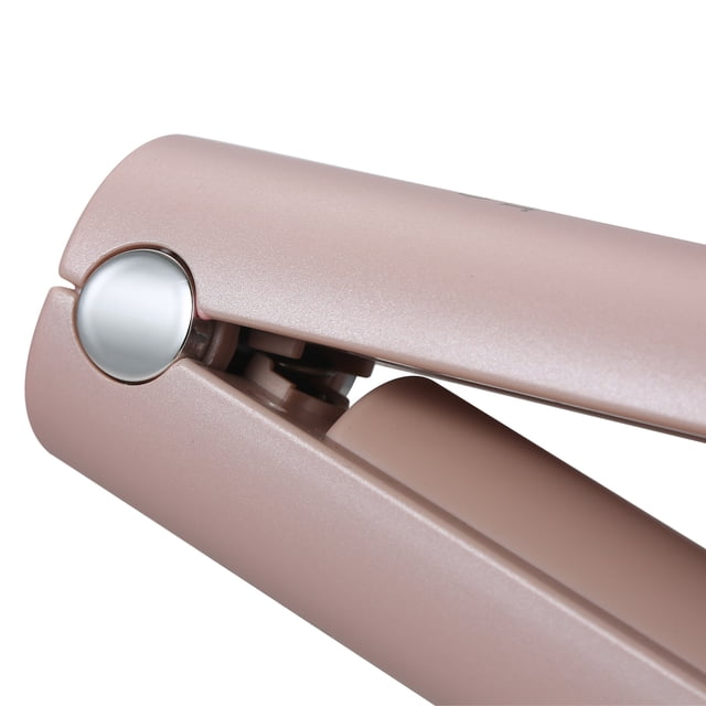 Fer à Lisser et à Friser Sans Fil 2 en 1, Rechargeable par USB, 3 Niveaux de Température Réglables, Mini