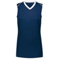thumbnail image 1 of Maillot Rover pour Femmes, Marine & Blanc - Moyen, 1 of 1