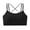 Black-02, variant on Women Bras with Support and Lift No Underwire Push Up Full Coverage Lightweight Solid Color Spaghetti Strap Padded Bralettes for Women Breathable Underwear Daily Bra White-03 L