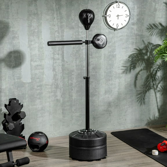 Soozier Speed Bag Boxing Bag Stand Reflex Training Equipment