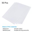 thumbnail image 3 of Uxcell Self-Sealing Laminating Sheets Lamination Film Clear Sheet, 129x91x0.26mm for Photo, Paper, Menu, Pack of 50, 3 of 6