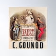 thumbnail image 2 of Faust Opera Musical Theater Play By C Gounod Vintage Advertisement Lithograph Poster Wall Art, Modern Wall Decor For Living Room Bedroom, 12x18 UNFRAMED, 2 of 3