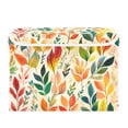 thumbnail image 7 of Yayeee Collapsible Cube Storage Bin with Lid Fabric Closet Decorative Basket with Handles, Orange Leaves, 7 of 7