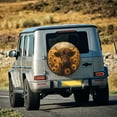 thumbnail image 4 of Balery Cute Cow Sunflower Field Tire Covers - Tough Tire Wheel Protector for Truck, SUV, Trailer, Camper, RV -17 inch, 4 of 8
