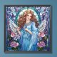 thumbnail image 3 of Pintura de diamante 5D DIY, taladro redondo completo, diosa, vidrieras, decoración del hogar, 30x30cm, 3 of 9