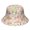 Mushroom and Character Pink Pattern, variant on Mushroom and Cone Black Pattern Bucket Hat, Outdoor Sun Hat with Wide Brim & Breathable Fabric, Foldable Design Gifts for Unisex Men Women