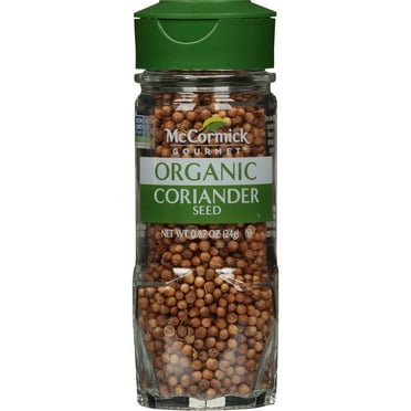 McCormick Gourmet Organic Coriander Seed, 0.87 oz Bottle