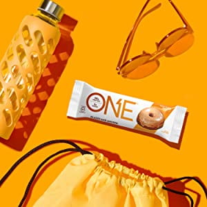 ONE Brands Protein Supplement Bar, Maple Glazed Doughnut, 20g Protein, 12 Count