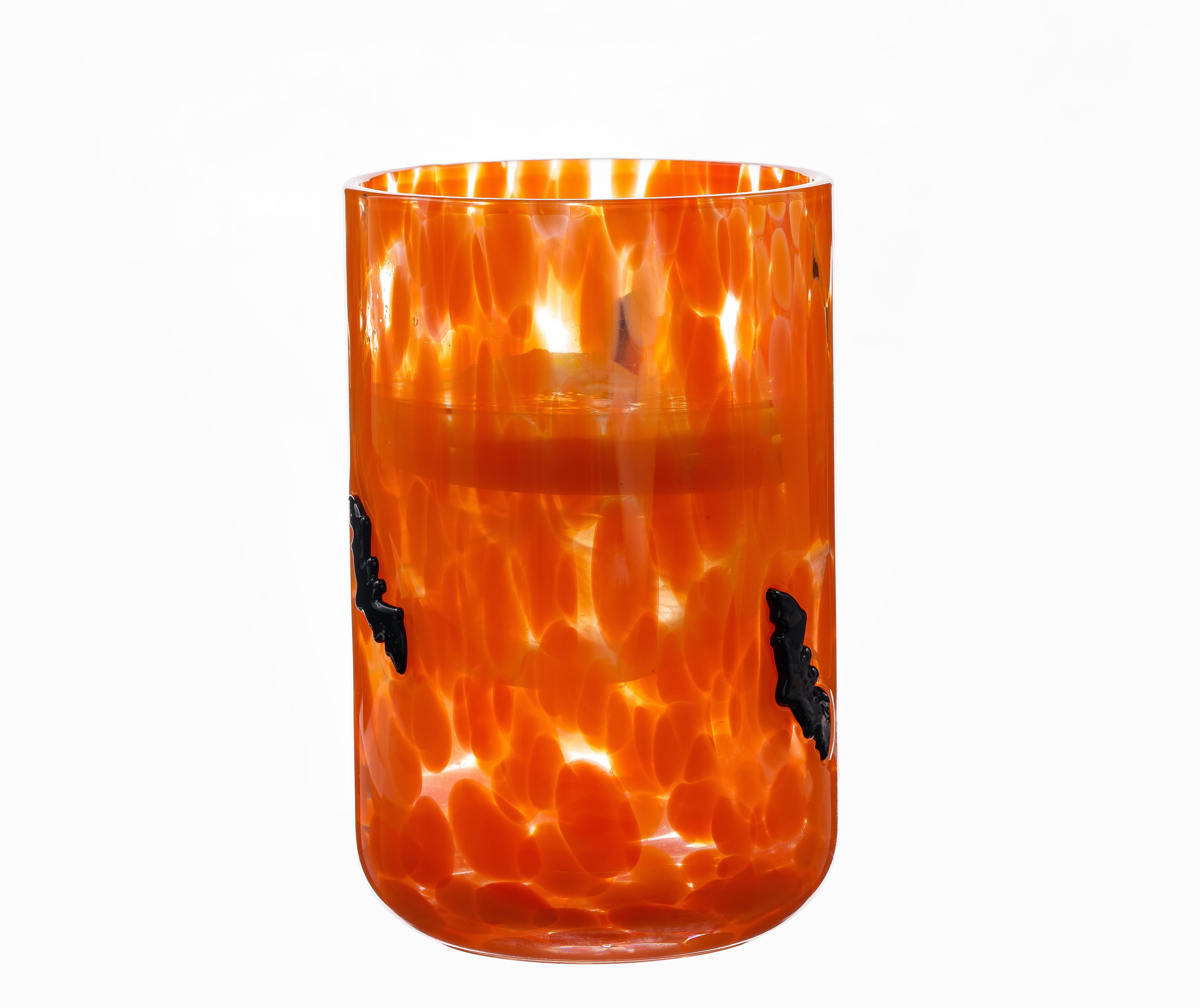 Way to Celebrate 16 fl oz Halloween Bats Charm Drinking Glass