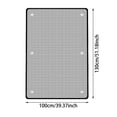 thumbnail image 3 of Window Sun Shade Panel Aluminum Foil Window Insulation Cover Reusable Light‑Blocking Heat‑Reduction Window Shade For Skylight Bedroom Home Windows, 3 of 4