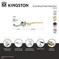 thumbnail image 4 of Kingston Brass KTFL52 Royale Front Mount Toilet Tank Lever, Left/Right Installation in Polished Brass, 4 of 5
