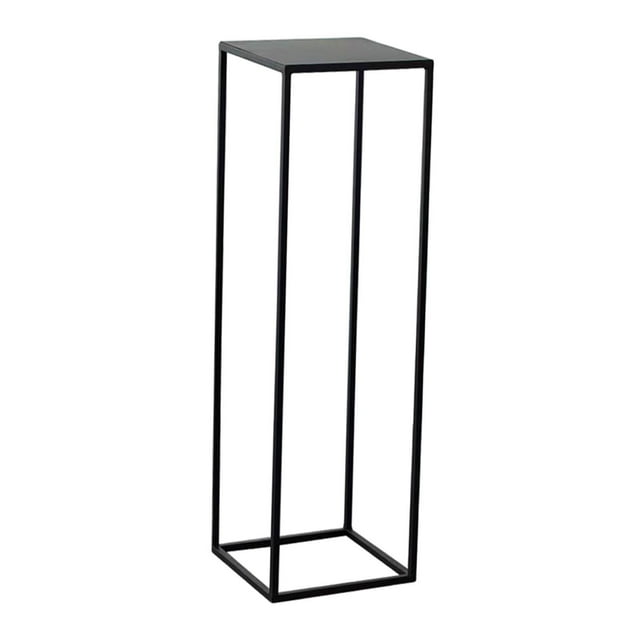 Soporte para flores de boda, arreglo floral, centro de mesa, expositor de flores Negro 25x25x60cm