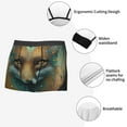 thumbnail image 3 of Pofeuu Vintage Pattern Fox Print Men’s Boxer Briefs, Moisture-Wicking Underwear, Regular,Trunk-Large, 3 of 5