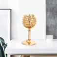 thumbnail image 4 of Portavelas de Cristal Macarena Candelabro Centro de Cumpleaños dorado 2 Piezas, 4 of 8