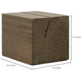 thumbnail image 3 of MyGift 20 Piece Wooden Cube Name Place Card Holders, Sign Display Menu Holders for Wedding Party, 3 of 4