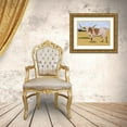 thumbnail image 3 of Wang, Melissa 24x19 Gold Ornate Wood Framed with Double Matting Museum Art Print Titled - Longhorn Cattle I, 3 of 4