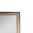 thumbnail image 3 of RADIANCE Goods Textured Brass Rectangular Framed Wall Mirror 33" Height, 3 of 7