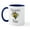 White/Navy Inside, variant on CafePress - Queen Bee Mug - 11 oz Ceramic Mug - Novelty Coffee Tea Cup